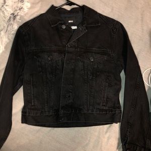 Black jean jacket